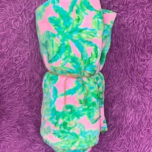Lilly Pulitzer throw blanket